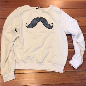 Wildfox Mustache Sweatshirt
